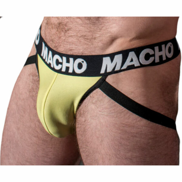 MACHO - MX25A JOCK LYCRA AMARILLO S - Imagen 3