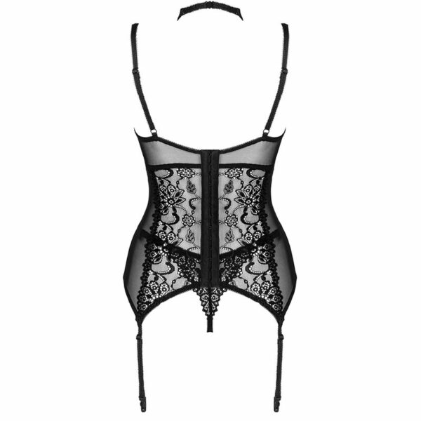 LIVCO CORSETTI FASHION - GIELLANDRA FOR THE SENSES COLLECTION CORSET + PANTY NEGRO S/M - Imagen 4