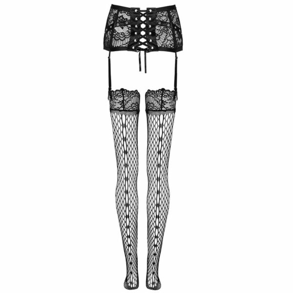 LIVCO CORSETTI FASHION - JELLY LC 90673 LIGUERO + MEDIAS NEGRO L/XL - Imagen 5
