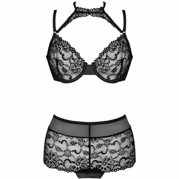 LIVCO CORSETTI FASHION - LINERA FOR THE SENSES COLLECTION SUJETADOR + PANTY NEGRO L/XL - Imagen 3