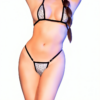 CHILIROSE - CR 4660 BIKINI PLATEADO S/M - Imagen 3