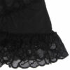 SUBBLIME - BABYDOLL CON TIRANTES AJUSTABLES Y ESTAMPADO FLORAL DE ENCAJE TRANSPARENTE NEGRO S/M - Imagen 11