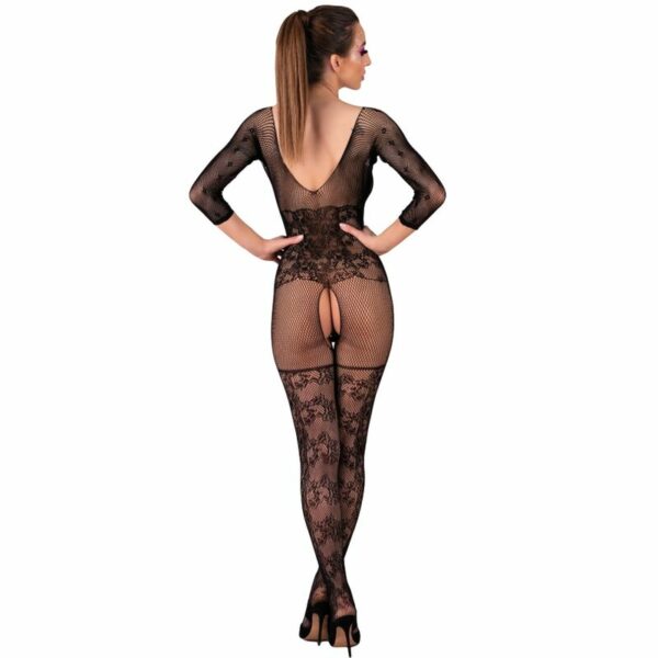 LIVCO CORSETTI FASHION - CELDON BODYSTOCKING CROTCHLESS NEGRO TALLA ÚNICA - Imagen 2