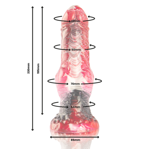 EPIC - HELIOS DILDO CON TESTÍCULOS CALOR Y ÉXTASIS - Imagen 3