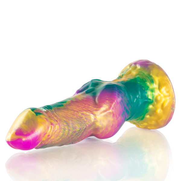 EPIC - IRIS DILDO CON TESTÍCULOS ARCOÍRIS DE PLACER - Imagen 6