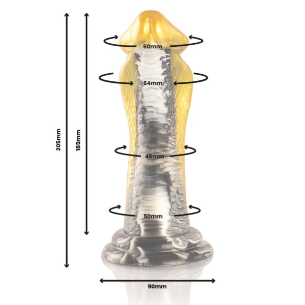 EPIC - DRAKON DILDO COBRA AMARILLA - Imagen 3