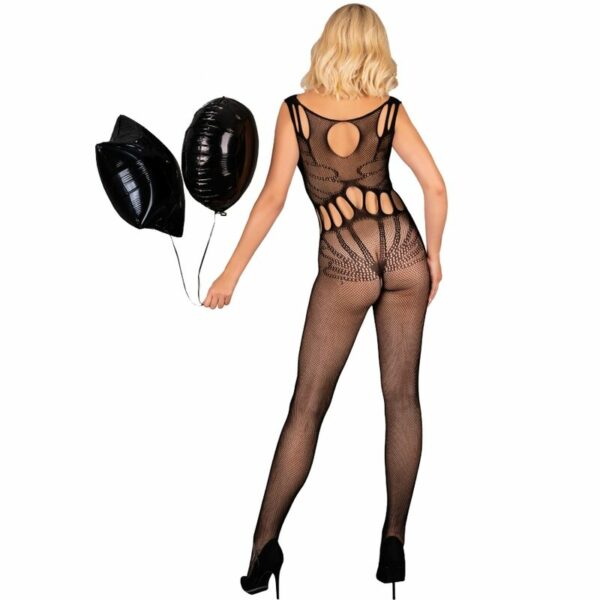 LIVCO CORSETTI FASHION - AMAHIL BODYSTOCKING CROTCHLESS NEGRO TALLA ÚNICA - Imagen 2