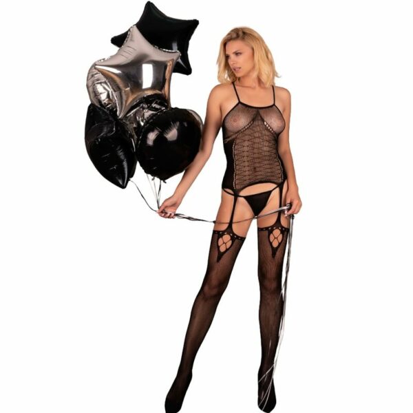 LIVCO CORSETTI FASHION - AMRIN BODYSTOCKING NEGRO TALLA ÚNICA - Imagen 6