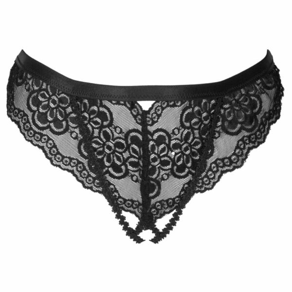 LIVCO CORSETTI FASHION - OKSURIN PANTY CROTCHLESS NEGRO L/XL - Imagen 3