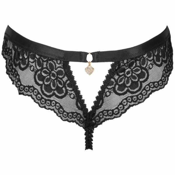 LIVCO CORSETTI FASHION - OKSURIN PANTY CROTCHLESS NEGRO L/XL - Imagen 4