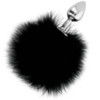 DARKNESS - EXTRA BUTTPLUG ANAL CON COLA NEGRO 7 CM - Imagen 2