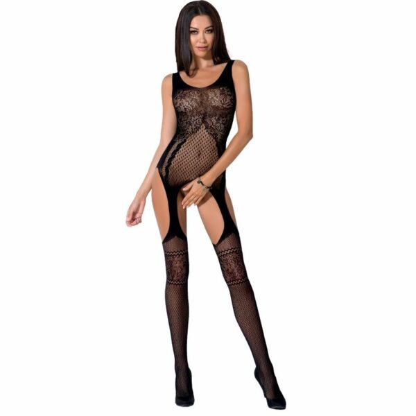 PASSION - WOMAN BS061 BODYSTOCKING NEGRO TALLA UNICA - Imagen 2