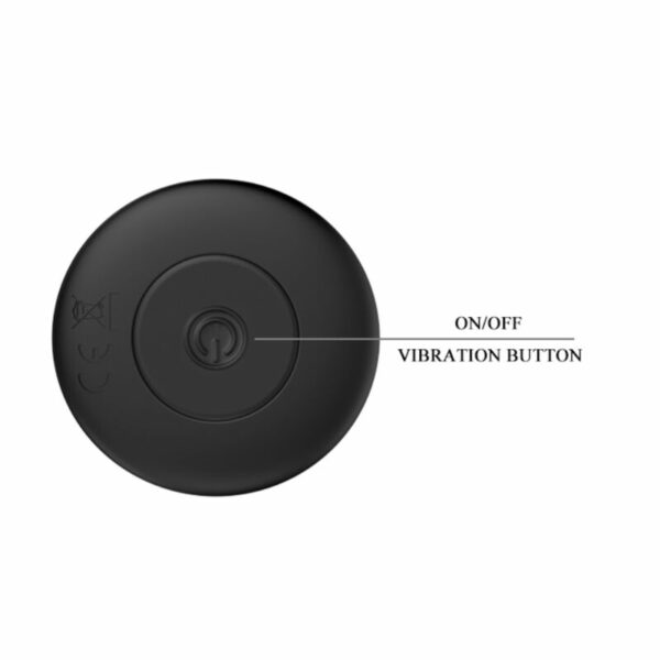 MR PLAY - PLUG ANAL VIBRADOR NEGRO RECARGABLE - Imagen 5