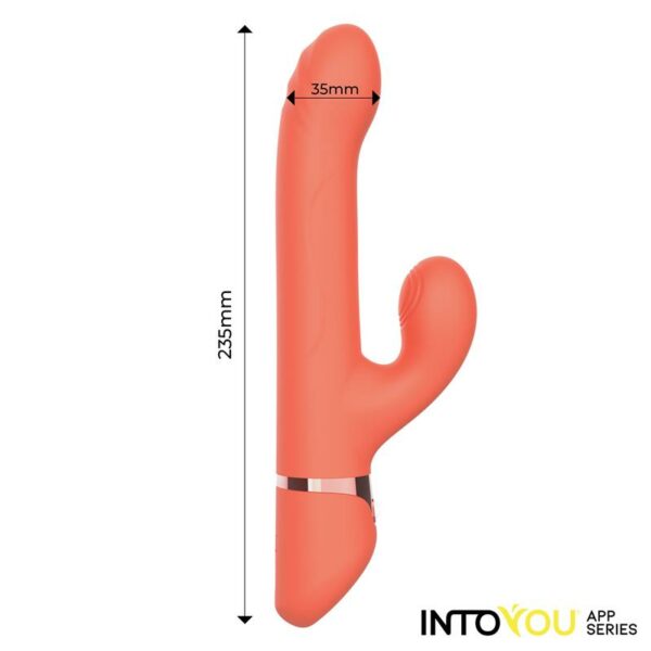 Mindy Vibrador con Anillo de Bolas Up and Down, Finger y Pulsación con APP - Imagen 12