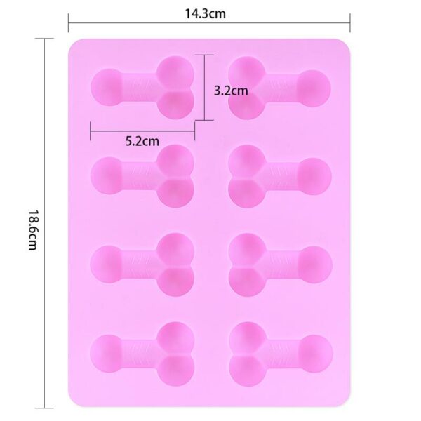 Molde para Chocolate o Hielo Forma de Pene - Imagen 5