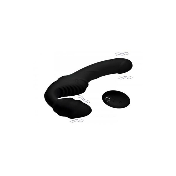 Pro Rider Vibrador Doble Control Remoto NEgro - Imagen 2