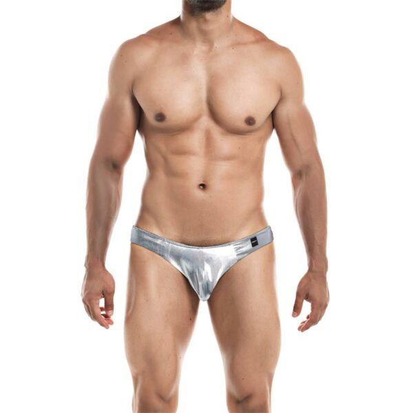 Slip Bikini de Corte Bajo Provocative Plateador Skai S