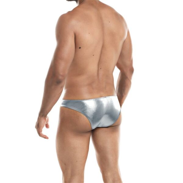 Slip Bikini de Corte Bajo Provocative Plateador Skai S - Imagen 2