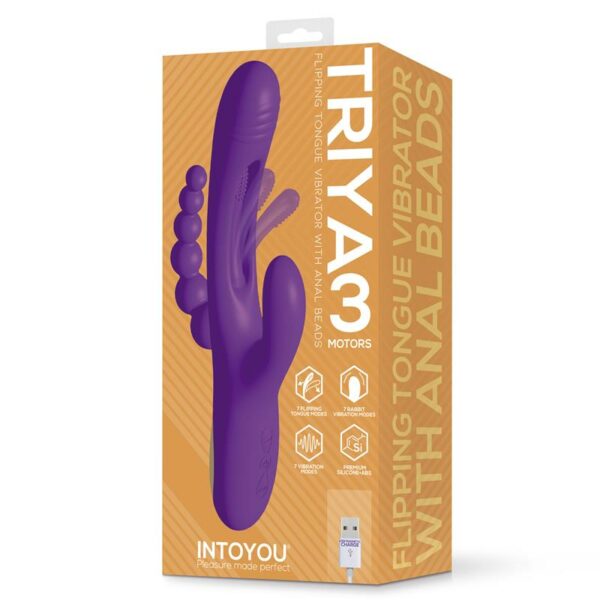 Triya Vibrador con Lengua Flipping y Cadena Anal - Imagen 11