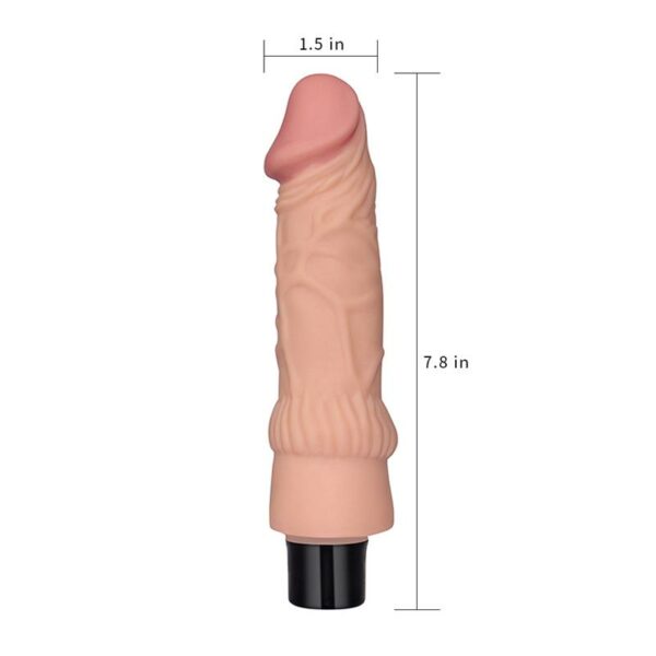 Vibrador Real Softee 7.8 Natural - Imagen 7