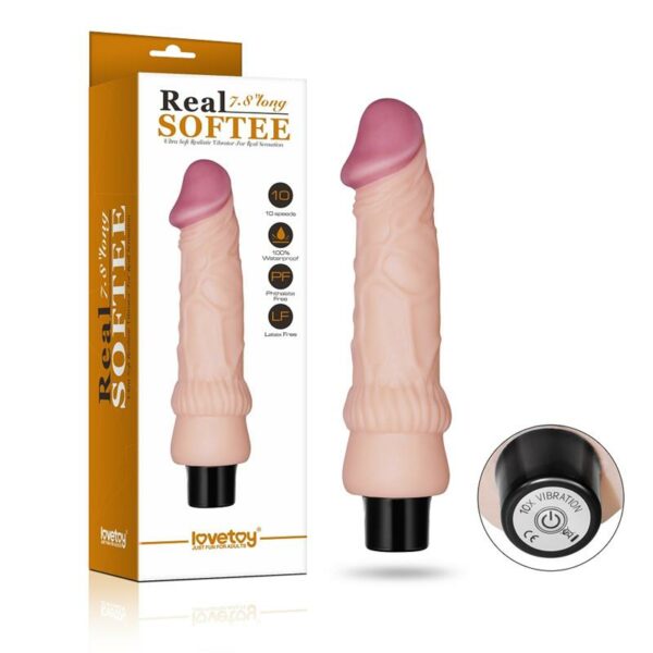 Vibrador Real Softee 7.8 Natural - Imagen 8