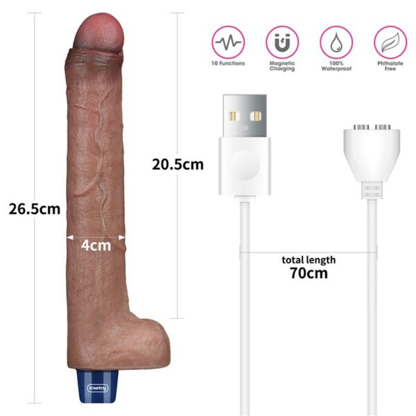 Vibrador Realista 10.5 USB - Imagen 12