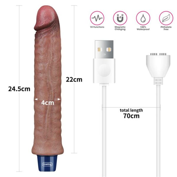 Vibrador Realista 9.5 USB - Imagen 11