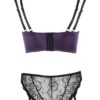 Shelf Bra Push up and Crotchless Suspender Briefs  80B/M - Imagen 7
