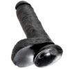 KING COCK - 8 PENE REALISTICO NEGRO 20.3 CM Dildo - Imagen 3