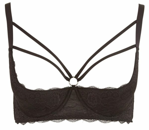 Cottelli Curves - Seductor Sujetador con Aros para Estimular Pezones
