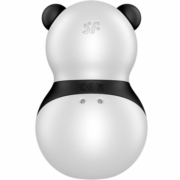 SATISFYER - POCKET PANDA ESTIMULADOR & VIBRADOR BLANCO Y NEGRO - Imagen 3