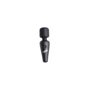 MINI MASAJEADOR WAND 10 FUNCIONES USB NEGRO