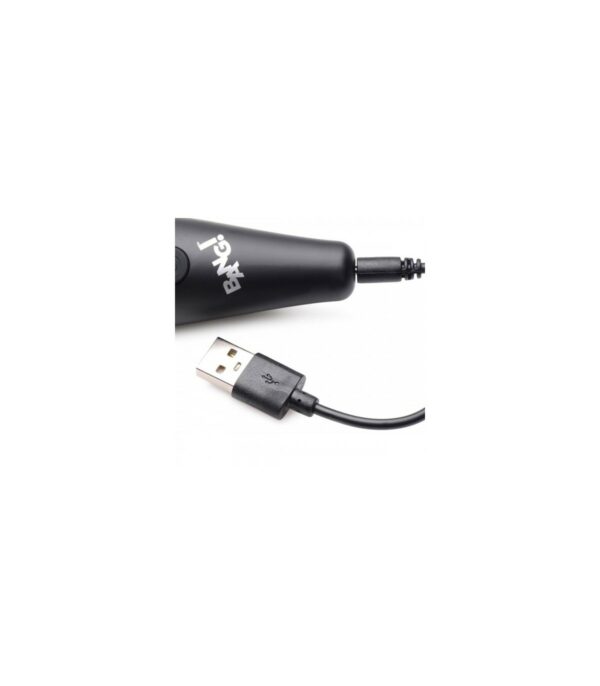 MINI MASAJEADOR WAND 10 FUNCIONES USB NEGRO - Imagen 5