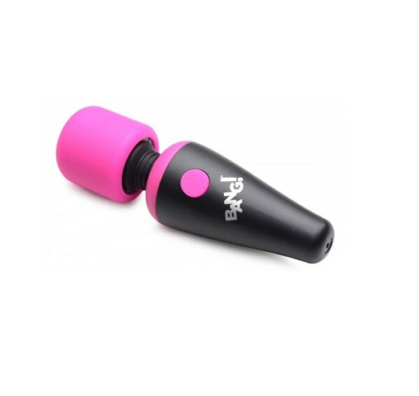 Mini Masajeador Wand Rosa USB – 10 Funciones de Vibración | Portátil - Imagen 5