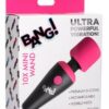 Mini Masajeador Wand Rosa USB – 10 Funciones de Vibración | Portátil - Imagen 2