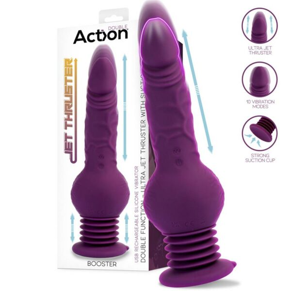 ACTION Booster – Vibrador con Thrusting Ultra Jet Thruster - Imagen 9