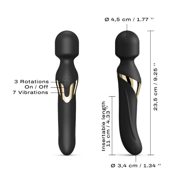 DORCEL - MASAJEADOR VIBRADOR DUAL ORGASMS GOLD - Imagen 6