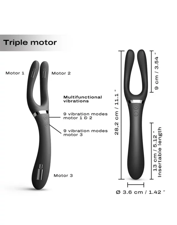 Dorcel - Infinite Joy - Multi Vibrador - Negro - Imagen 6