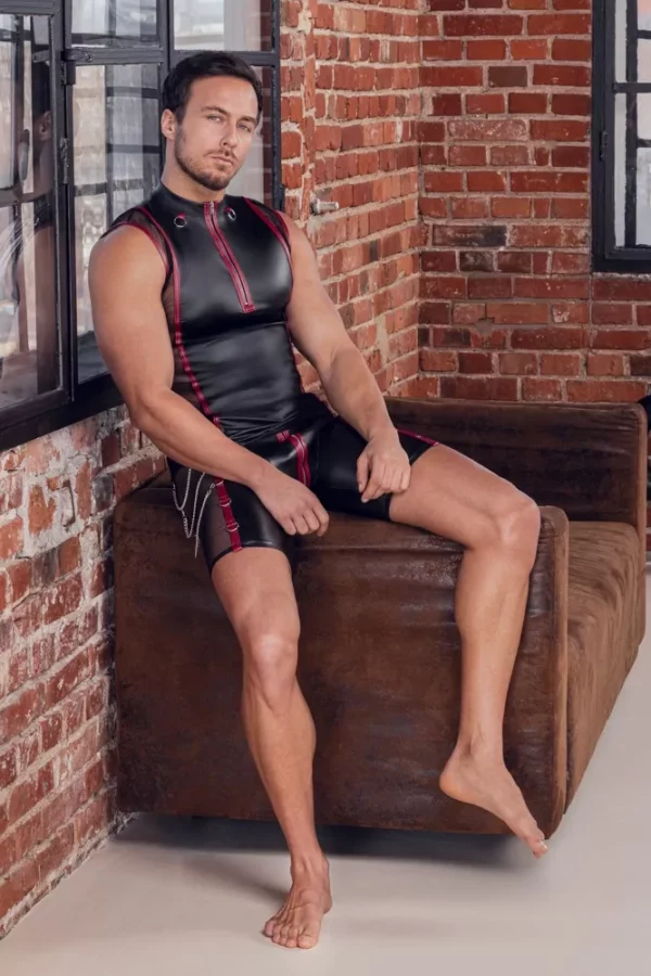 Pantalón Ajustado Mate con Detalles Fetish – NEK Hombre - Imagen 8