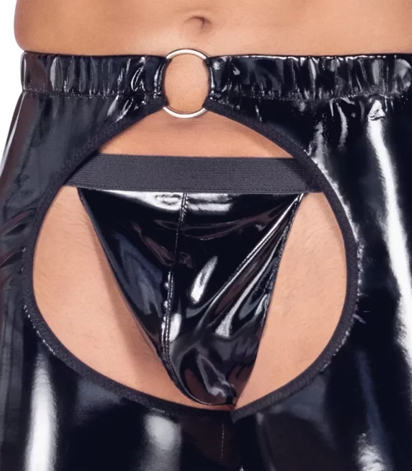 Zahones y Tanga de Vinilo Negro para Hombre | Black Level - Imagen 5