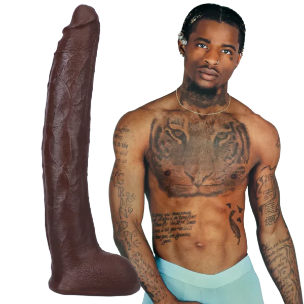 Damion Dayski - Dildo Realista ULTRASKYN 30 cm Chocolate