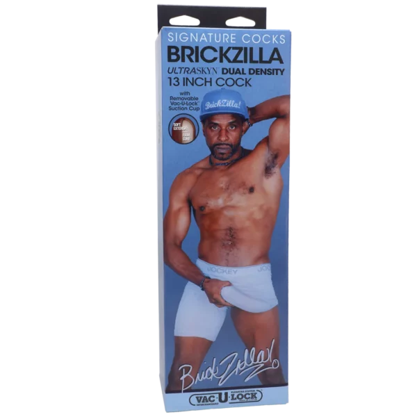 Dildo Realista - Brickzilla -ULTRASKYN 33 cm Chocolate - Imagen 2