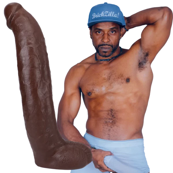 Dildo Realista - Brickzilla -ULTRASKYN 33 cm Chocolate