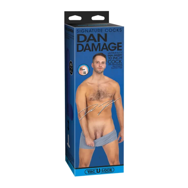 Dan Damage - Dildo Realista ULTRASKYN 25 cm Vainilla - Imagen 5