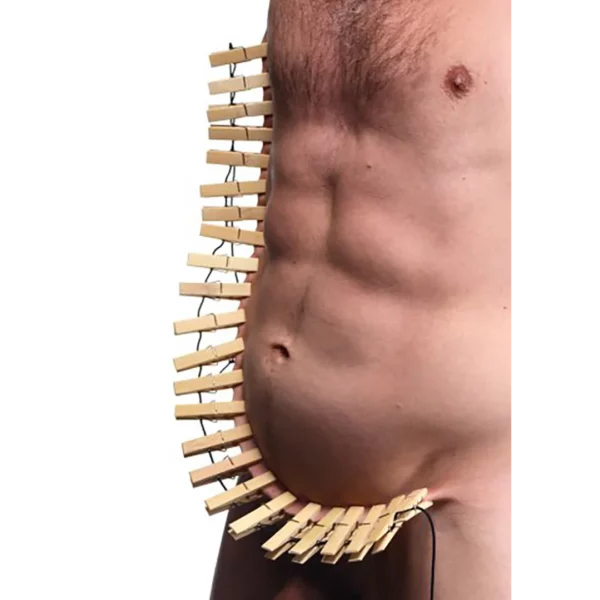 Petardo - Cadena para el cuerpo con 24 pinzas para la ropa - Imagen 3