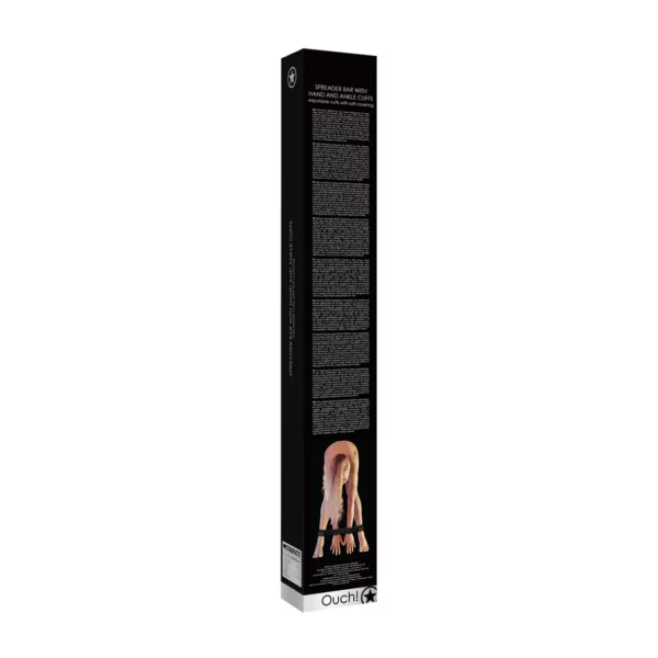 Barra Separadora con Esposas para Muñecas y Tobillos – BDSM Bondage 70 cm - Imagen 4