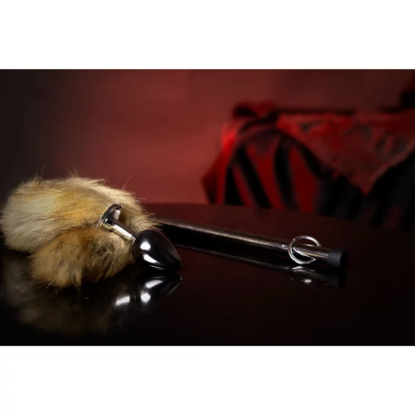 Barra Separadora 40 cm Plateada – Spreader Bar BDSM con Anillas - Imagen 4