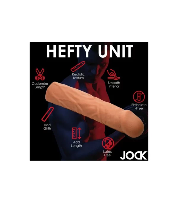 FUNDA ALARGADORA DE PENE 3'8 CM MARRÓN - Imagen 4