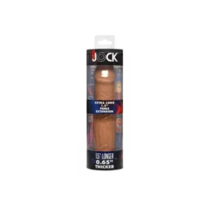 FUNDA ALARGADORA DE PENE 3'8 CM MARRÓN