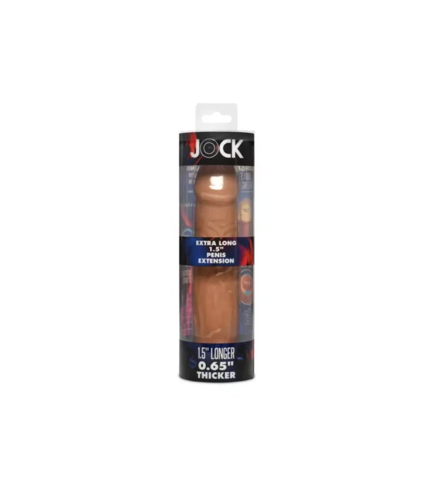 FUNDA ALARGADORA DE PENE 3'8 CM MARRÓN